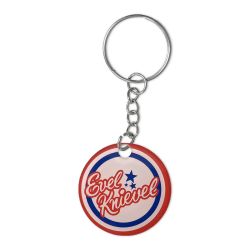 Evel Knievel Logo Keychain